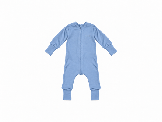 Merino Wool Zippered Eversuit™ Sleeper | Denim