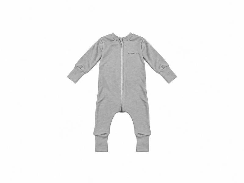 Merino Wool Zippered Eversuit™ Sleeper | Dolphin