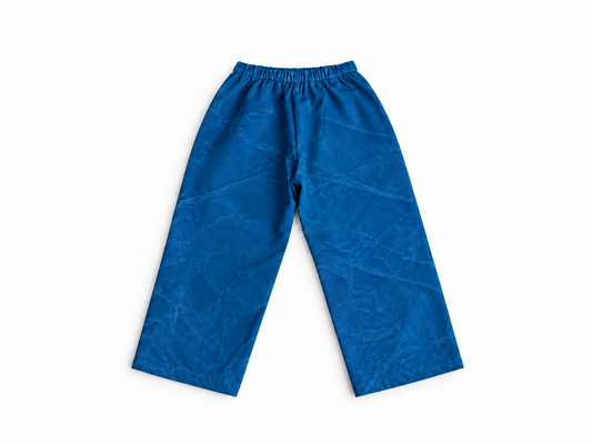 Waxed Canvas Waterproof Top-Layer | Splash Pant | Sapphire