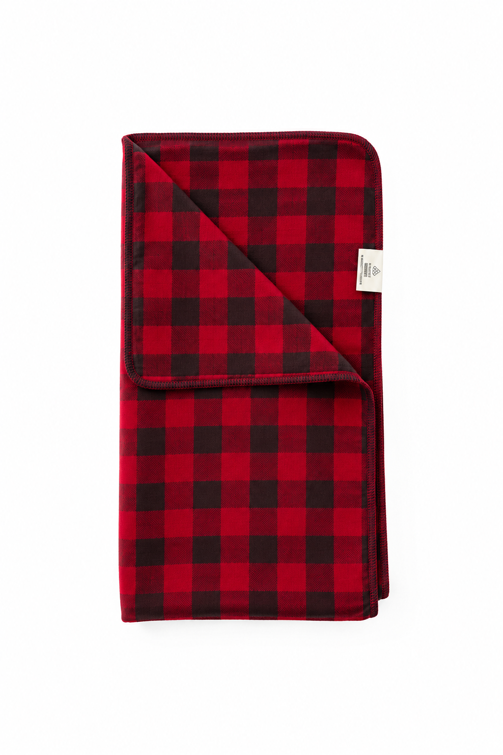 Limited Edition Single Layer Merino Wool Stretchy Swaddle | Baby Blanket | Buffalo Plaid