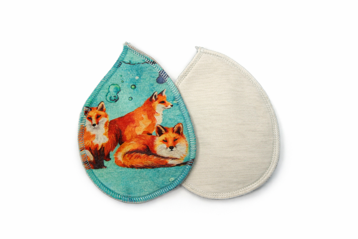 Limited Edition Merino Wool Nursing Pads | 1 Pair | Fox Tales