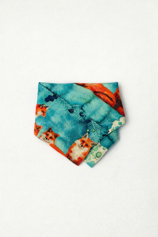 Limited Edition Merino Wool Bandana Bib | Fox Tales