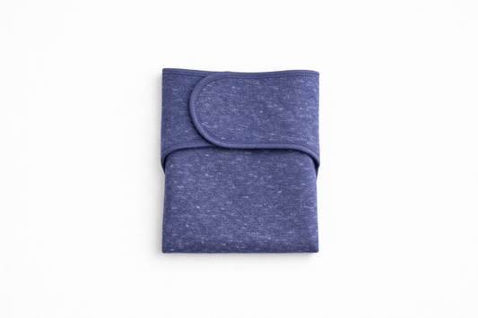 Organic Cotton Cloth Diaper Stretchy Preflat | Electric Blue