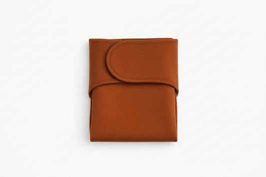 Organic Cotton Cloth Diaper Stretchy Preflat | Rust