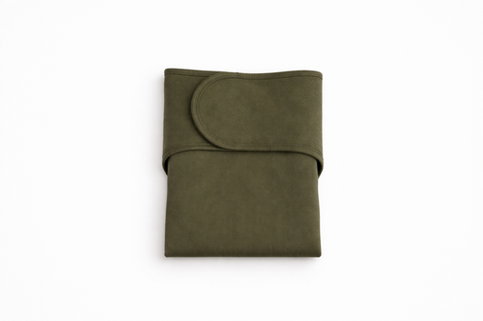 Organic Cotton Cloth Diaper Stretchy Preflat | Olive