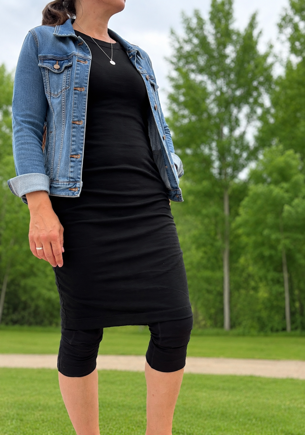Ladies Merino Wool Micro Ribbed Tank Dress | Eclipse