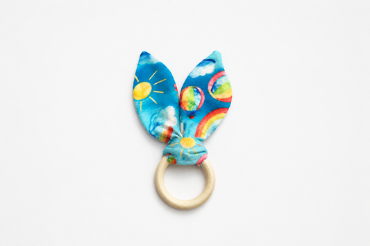 Limited Edition Merino Wool & Hardwood Teether | After The Storm