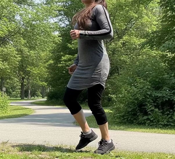 Ladies Merino Wool Performance Dress | Heathered Grey