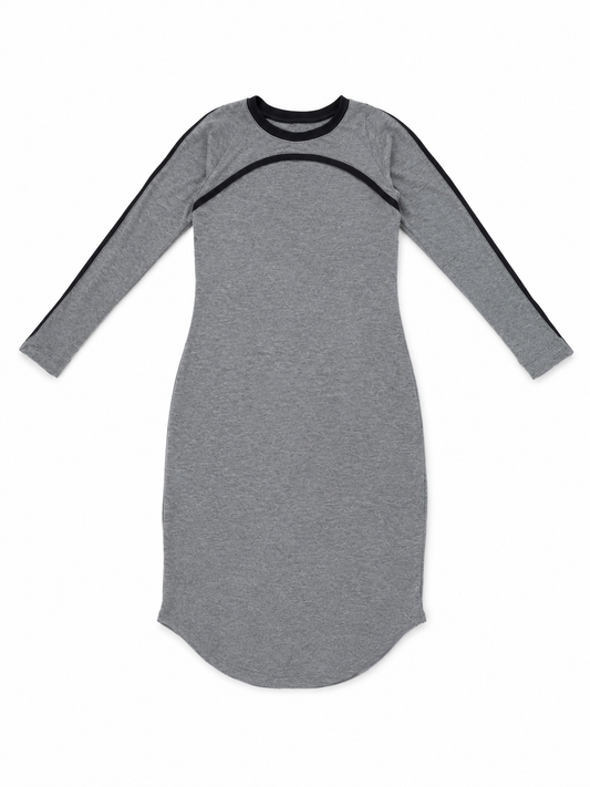Ladies Merino Wool Performance Dress | Heathered Grey