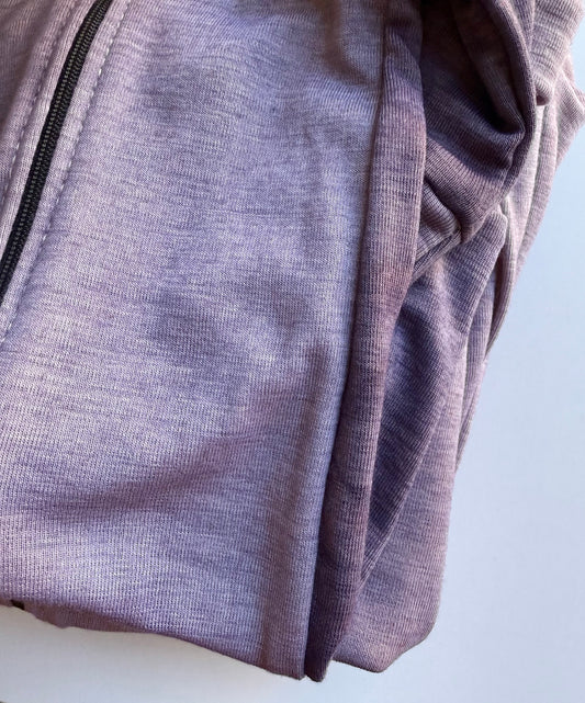 Merino Wool Zippered Sleeper | Moon Mist