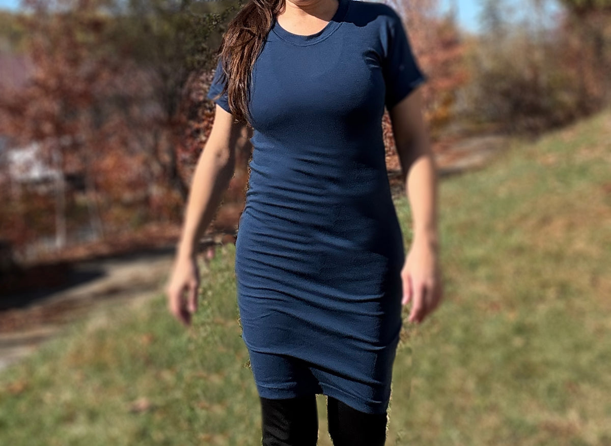 Ladies Merino T Shirt Dress | OCEAN