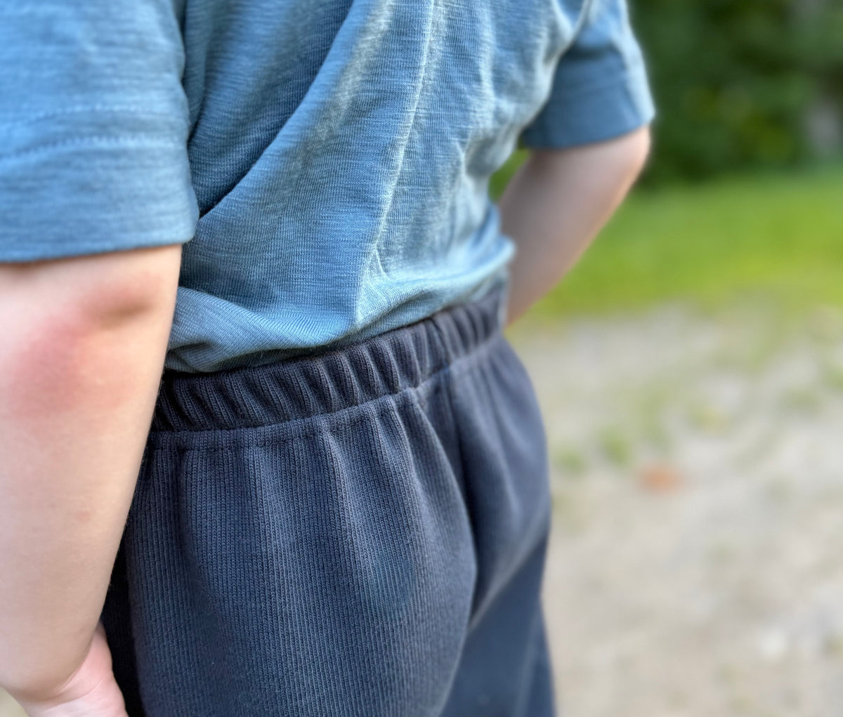 Limited Edition | Children's Grow On™ Merino Lounge Shorts | After The Storm