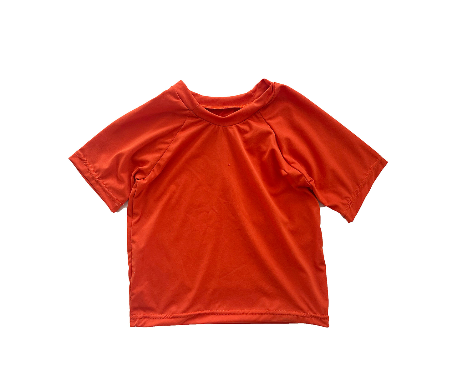 Kids Rashguard Swim Shirt | Tangerine