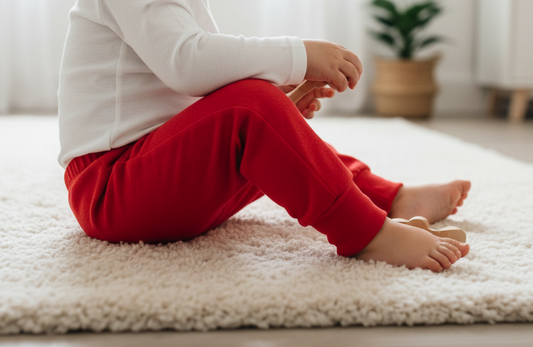 Merino Wool Baby / Toddler / Kids Joggers | Maple