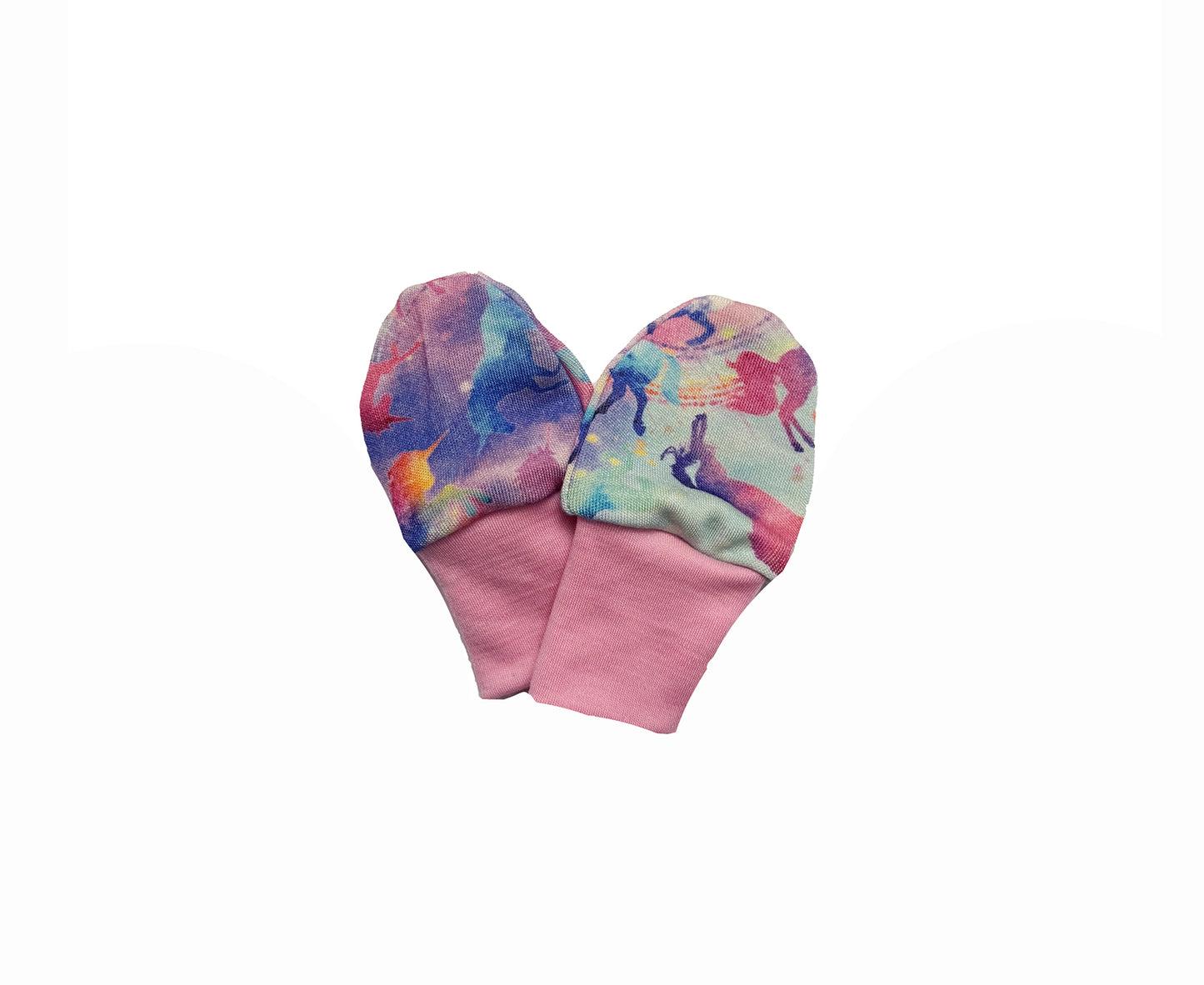 Limited Edition 1 Pair Newborn Merino Wool Scratch Mittens  | Celeste + Petal