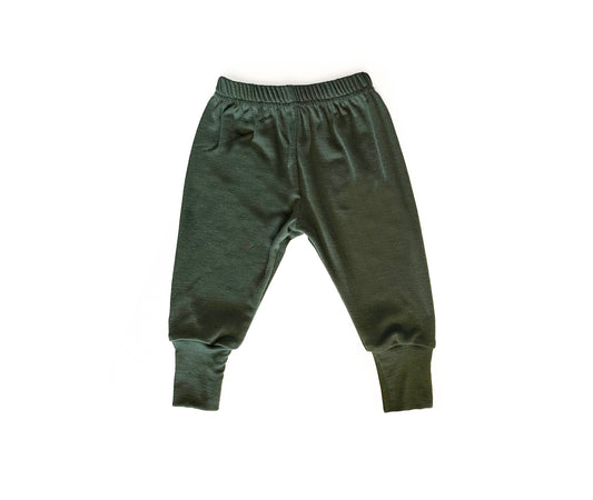 Merino Wool Lightweight Jogger Style Lounge Pant | Olive