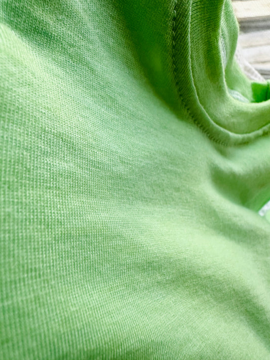 Merino Wool Silk Blend Baby / Kids Leggings | Lime