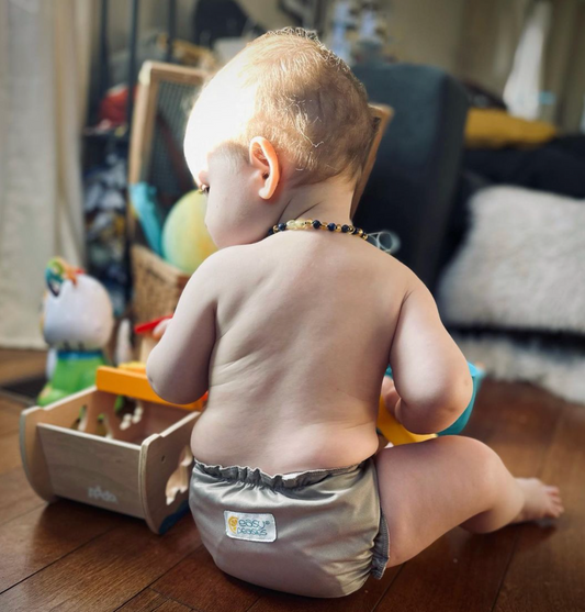 One-Size Cloth Pocket Diaper | Winter Fog