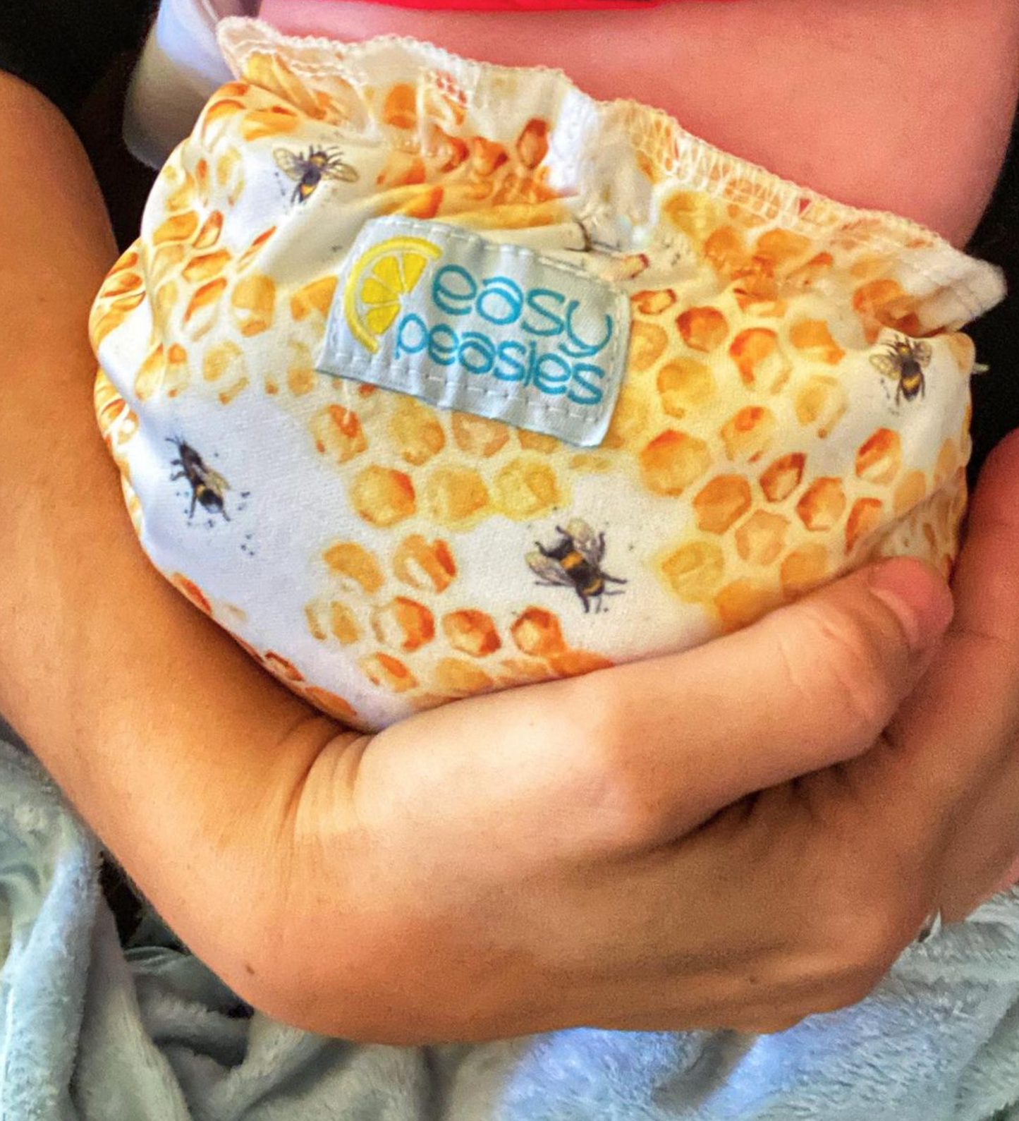 One-Size Cloth Pocket Diaper + Bamboo Trifold | Rust
