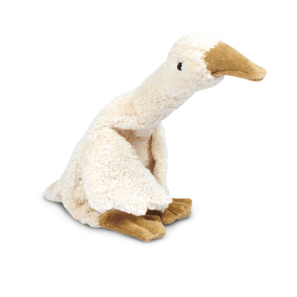 Small White Cuddly Senger Goose – Oak + Acorn