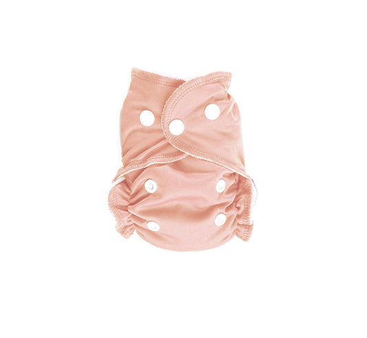 Newborn All in One (One-Piece) Cloth Diaper | Blush