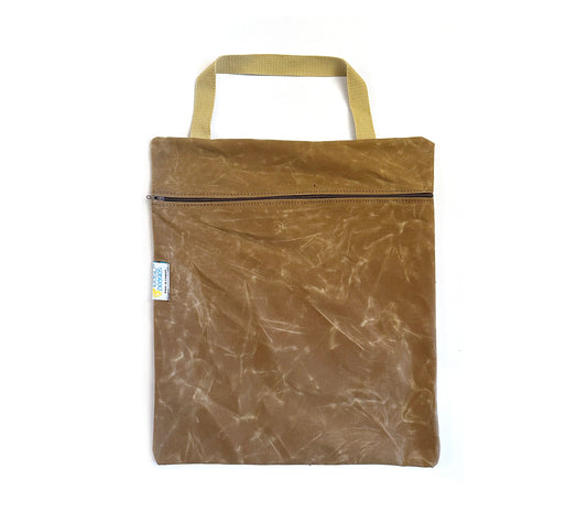 Waxed Canvas Hanging Wetbag | Walnut