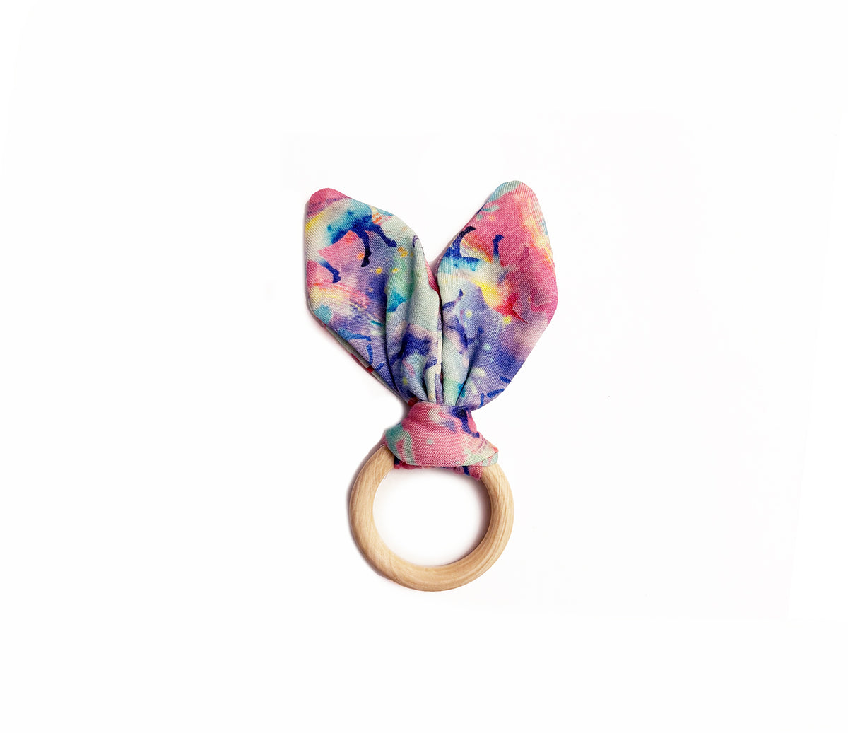 Limited Edition Merino Wool & Hardwood Teether | Celeste