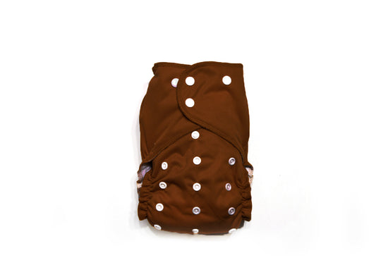 FLAWED Youth Sized Cloth Pocket Diaper | Cocoa