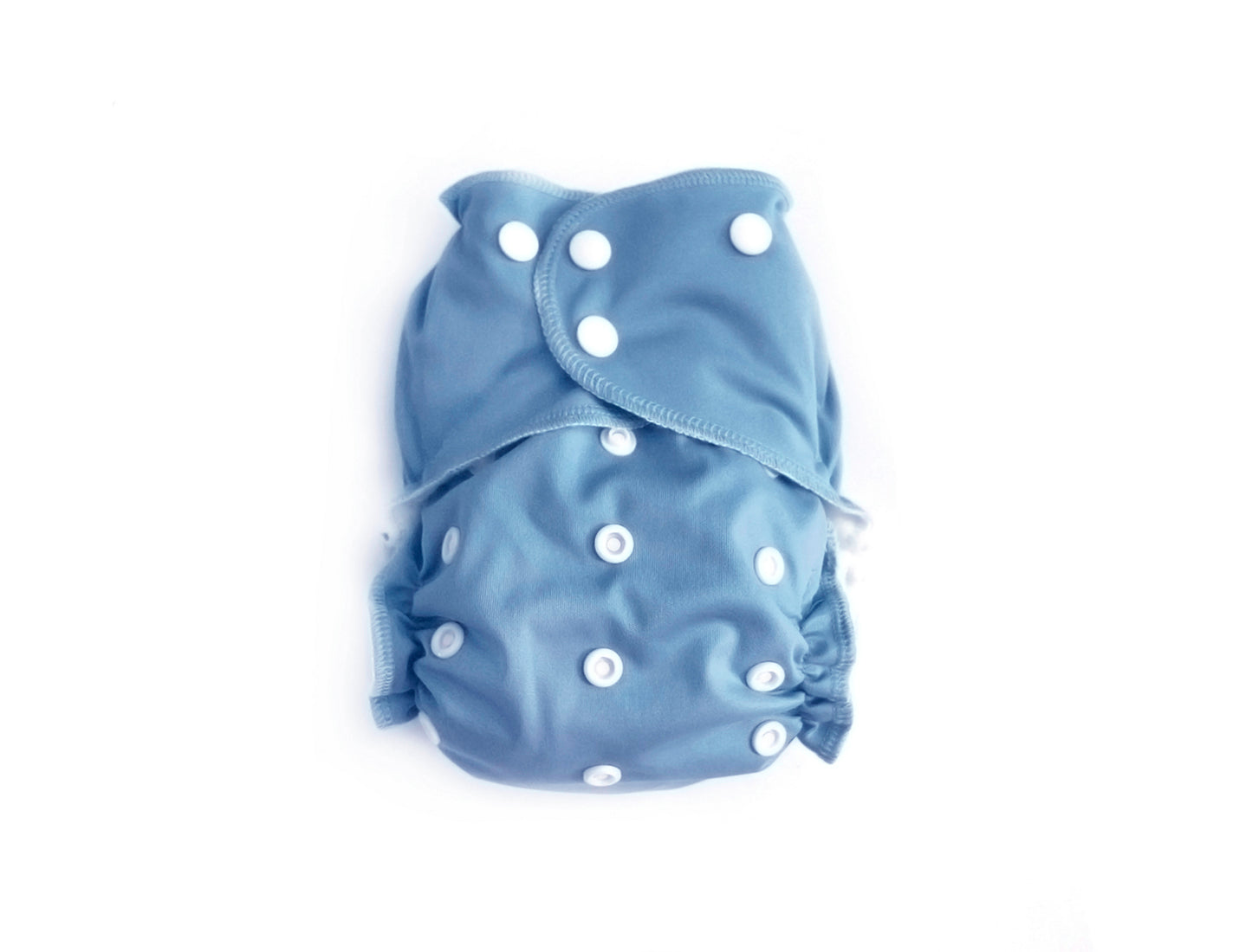One-Size Cloth Pocket Diaper + Bamboo Trifold | Denim