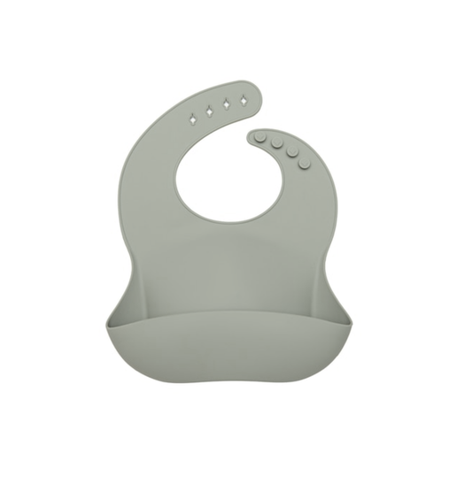 Silicone Bib | Earthy Sage