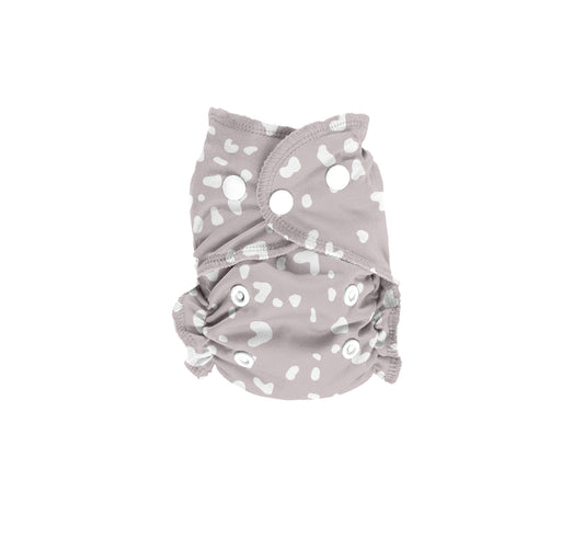 FLAWED Newborn All in One (One-Piece) Cloth Diaper | Fawn
