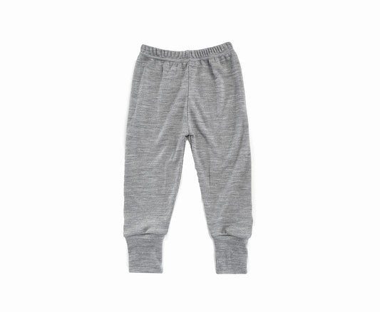 Merino Wool Baby / Toddler / Kids Joggers | Old School Grey