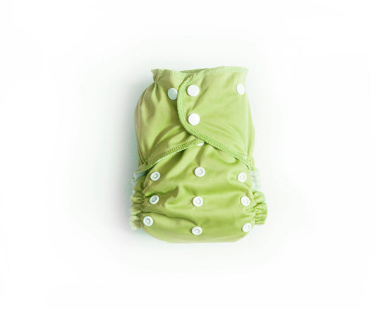 One-Size Cloth Pocket Diaper + Bamboo Trifold | Kiwi