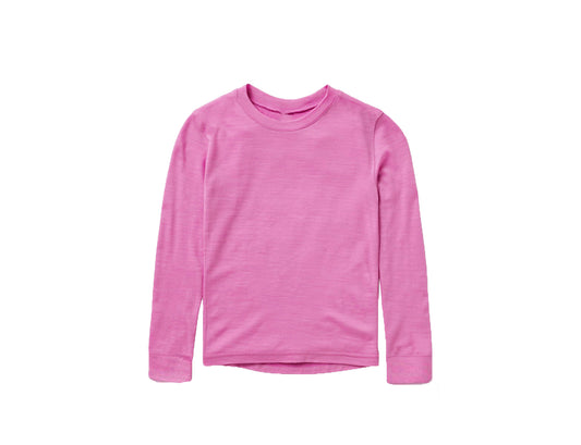 Merino Wool Silk Blend Baby / Kids Long Sleeve Top | Cream Soda