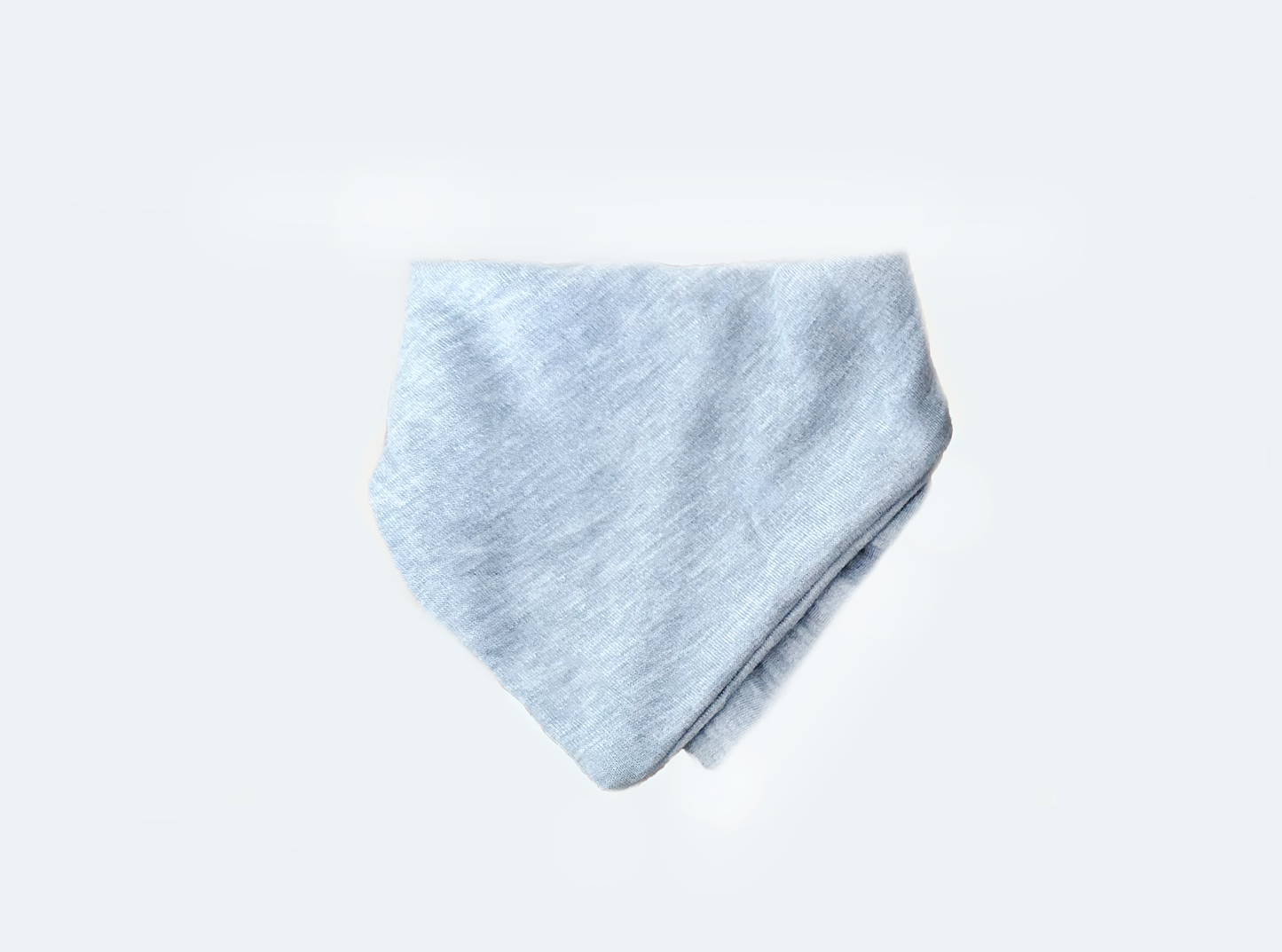 Merino Wool Bandana Bib | Cool Grey