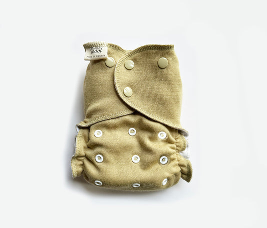 One-Size All-Wool Merino Cloth Diaper Cover | Sandy