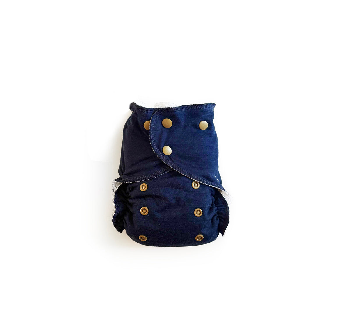 One-Size All-Wool Merino Cloth Diaper Cover | Midnight