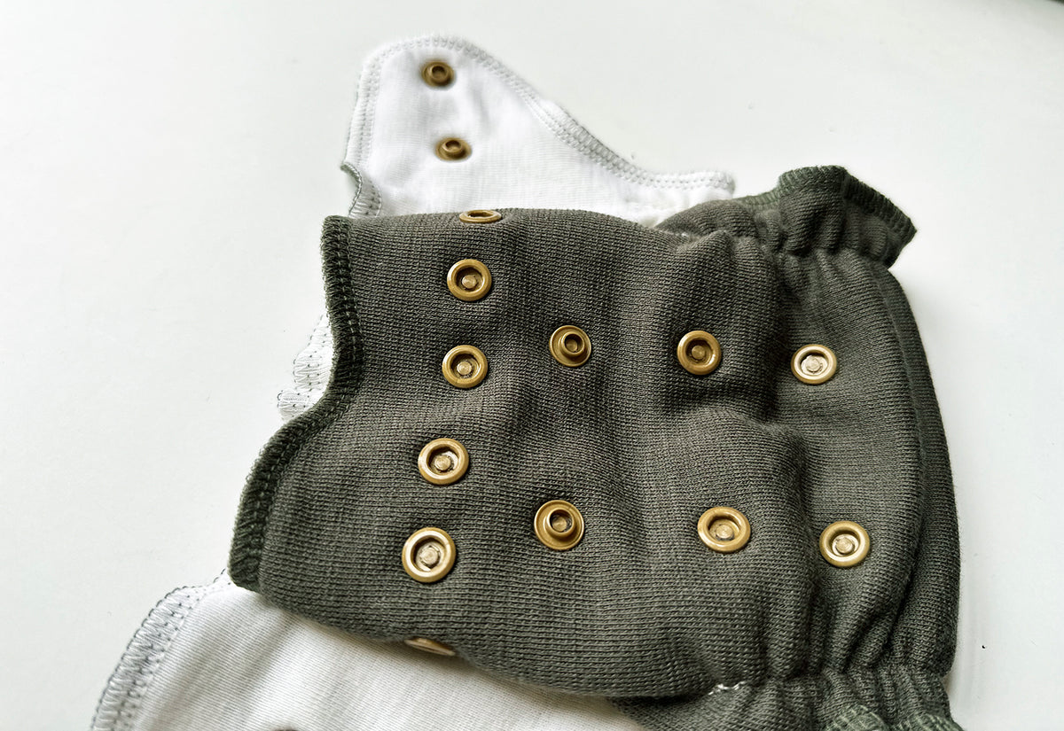 Newborn All-Wool Merino Cloth Diaper Cover | Midnight