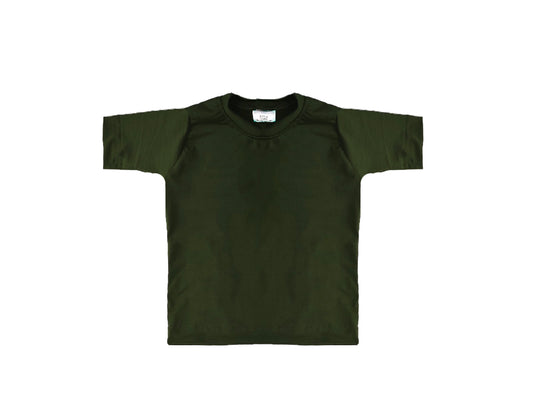 Merino Wool Baby / Toddler / Kids T-Shirt | Olive