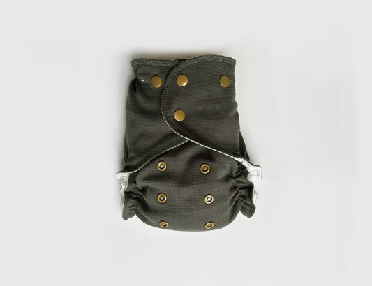One-Size All-Wool Merino Cloth Diaper Cover | Olive