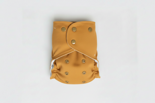 One-Size All-Wool Merino Cloth Diaper Cover | Ochre