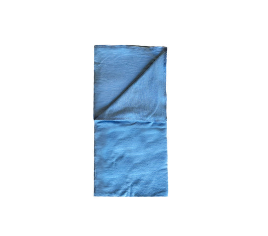 Double Layer Merino Wool Stretchy Swaddle Baby Blanket | Periwinkle