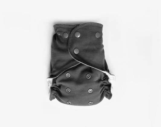 FLAWED Toddler Size All-Wool Merino Cloth Diaper Cover | Pewter