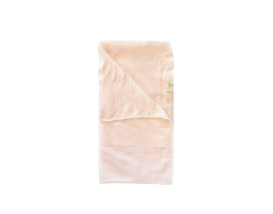 Single Layer Merino Wool Stretchy Swaddle Baby Blanket | Baby Pink