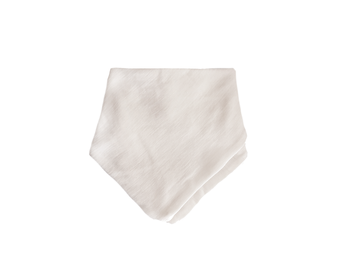 Merino Wool Bandana Bib | Sandstone