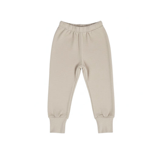 Merino Wool Children's Grow On™ Joggers | Sandstone