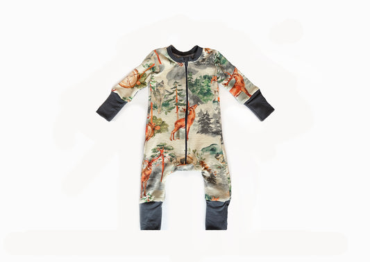 Limited Edition Merino Wool Zippered Eversuit™ Sleeper  | Into The Mist