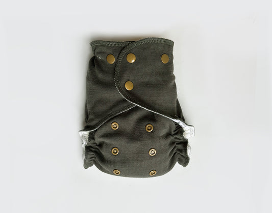 Toddler All-Wool Merino Cloth Diaper Cover | Olive