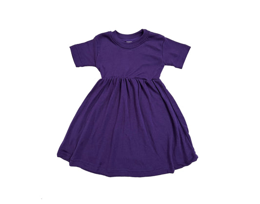 Baby / Toddler / Kids Merino Wool Twirl Dress | Violet