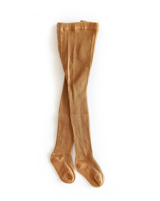Ribbed Knit Footed Stockings | Tights